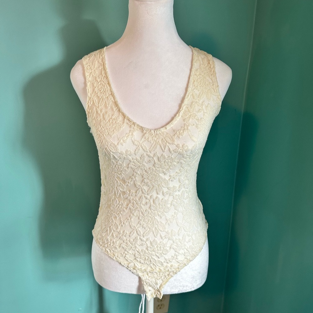 White Lace Body Suit.
